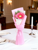 FNP Fresh Pink Gerberas Bouquets(5 Flowers)