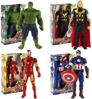 AS TOYS Marvel Avengers Super Hero Action Figure Toy Set For Kids.(Pack Of 4Pc)(Multicolor)