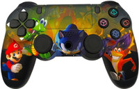 HG WORLD PS4 Playstation Controller Dualshock 4 Wireless,High Performance Dual Motor Bluetooth Gamepad(Multicolor, For PS4, PC, Windows 10)
