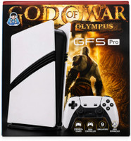 Confiavel GS5 Pro Retro Game Console Special Edition 64 GB with GTA San Andreas, 52 Emulators, 30,000+ Games Like God Of War ,Tekken, SmackDown(White)