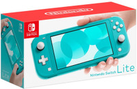 NINTENDO Switch Lite Portable Gaming Console for TV & Handheld Play Built-in Controllers with 5.5-inch Display Screen,Responsive Button, Vibrant Screen,Fast Processor 32 GB with Long Battery , play trending Switch games – Mario Kart, Zelda & Pokémon Legends(Turquoise Edition, Smooth Gameplay, Best V