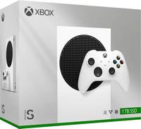 Xbox Series S 1 TB Digital Gaming Console, Nex-Gen Performance 1440p Up to 120 FPS 1024 GB with Microsoft X box Series S Wireless Controller(White, Best Value for Gamers with Ultimate Gaming Experience)