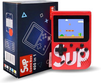 HG WORLD Retro Game Sup R35Xs gaming console for tv With Pocket Portable Sup Game Box 128 MB with 400+ Preinstall video game handheld,Best Gift All Ages Mario Game(Red, game stick console 4k,PS3 ,PS4,Nintendo Switch,PVP,PS1,PSP for videogame hand tv)