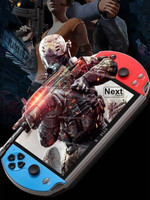 NextTech X7 PSP Game Console:Unlock The Power of 1000+ Games and Nostalgic Memories YR-39 8 GB with 1000+ Games(Multicolor)