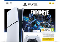 SONY PS5 Console Disc - Fortnite Bundle (Slim) 1 TB with Yes(White)
