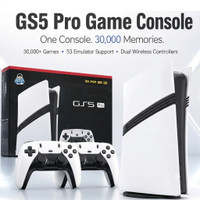 StyleNeste GS5 PRO Retro Gaming 64 GB with 53 Emulators, GTA Vice City, God of War, Tekken, Mario, Cricket, Smack Down(Black White, yes)