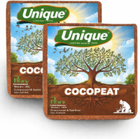 UNIQUE COCOPEAT 2KG BLOCK Garden Mulch(BROWN 2 kg)