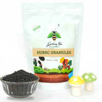 Gardening Bee Humic Acid Granules, Slow Release, Stronger roots & nutrient absorption Organic Garden Mulch(black 1 kg)