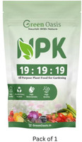 Greenoasis NPK 19-19-19 Water Soluble Fertilizer 500g | 100% Water Soluble Plant Food Garden Mulch(Green 0.5 kg)