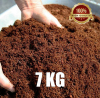 shreeshanx High-Quality Cocopeat Powder – Perfect for Gardening & Agriculture Garden Mulch(brown 7 kg)