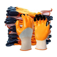 Crown Pharma Nitrile Coated Gloves for Construction, Gardening(1 Pair) Nitrile  Safety Gloves(Pack of 2)