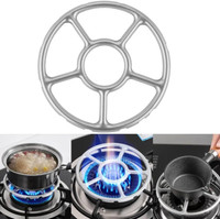 SOCHEP Universal Gas Stove Stand Ring Coffee Pot Holder Gas Range Burner Grate Support 10 kg Roaster(Silver)