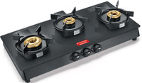 Prestige Svachh Neo GTSN 03 with Liftable Burners Glass Manual Gas Stove(3 Burners)