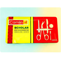 Camlin Scholar Dissection Instruments Box Dissection Kit Geometry Box(Yellow, Red)