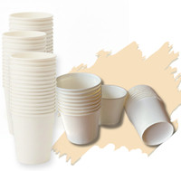 Chikal (Pack of 100) PC100OW Glass Water/Juice Glass(150 ml, Paper, White)