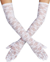 Okara Floral Print Evening Women Gloves