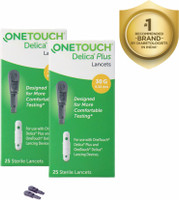 OneTouch Delica Plus 50 Glucometer Lancets(50)