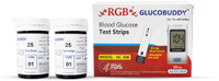 RGB Glucobuddy AC 300, 50 Glucometer Strips