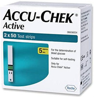 POCT ACCU CHEK ACTIVE 100 Glucometer Strips