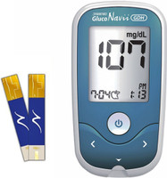 STANDARD Gluco Navii GDH Blood Glucose Meter With 100 Strips & 100 Lancets Glucometer(Blue, White)