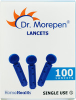 Dr. Morepen Round pack of 100 Glucometer Lancets(100)