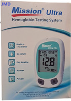 JMD Mission Ultra Hemoglobin Glucometer(White, Green)
