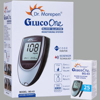 Dr. Morepen Digital Blood Sugar Testing Monitor Machine Glucometer(Black, Grey)