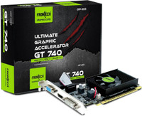 Frontech GT 740 Graphics Card with 128 Bits PCIe 3.0 | High Efficiency DDR3 4 GB NVIDIA Chipset 128 bit 993 MHz Graphics Card(GRP-0005, Black)
