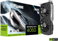 ZOTAC NVIDIA GeForce RTX 4060 8GB Twin Edge 8 GB GDDR6 Graphics Card(Black)