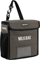 ivee international Milk Bag for Door Hanging, Milk Sachets,Bottles Insulated Waterproof Grocery Bag Grocery Bag(Grey)