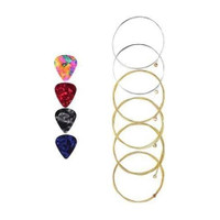 KANHA HUB Acoustic uitar String Set 6 WITH NORMAL BRIGHT TONE Guitar String Guitar String(6 Strings)