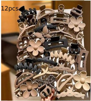 Prityka Matte Hair Claw Clip Clutcher Accessories For Women & Girls Hair Claw 12p Hair Claw(Multicolor)