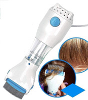 Lumevo electric lice comb with vacuum suction nit remover v comb for kids adults