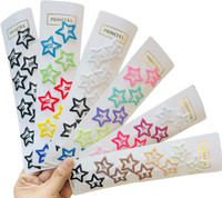 bohara Star Shape Hair Clips for Girls Tic Tac Clip(Multicolor)