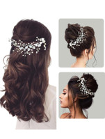 New Style stylish artificial flower hair accessory for women white Hair Accessory Set(White)