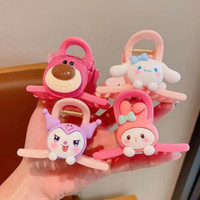 Aayra Pack of 4 Cute Cartoon Kids Hair Claw Clip|Hair Accessories Bunny & AnimalDesign Hair Claw(Multicolor)