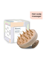 ESZAZX Eco-friendly Wheat Straw body with Soft Silicon Bristles, Hair Scalp Scrubber
