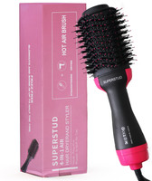 SUPERSTUD Hot Air Brush Hair Dryer | Hair Styler, Straightener & Curler Hair Curler