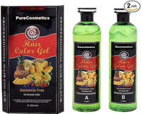 Pure Cosmetics Fruit Vinegar Gel Based Hair Color , Natural Black , Natural Black