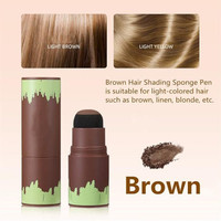 DUSSEN Eyebrow Stamp Waterproof One Step Brow Step Eyebrow Stamper 10 g (BROWN) , Brown