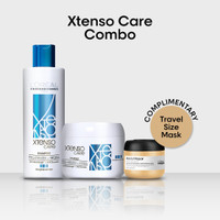 L'Oréal Professionnel Xtenso Care Shampoo + Hair Mask combo + Free Travel Size Hair Mask(3 Items in the set)