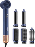 AGARO Imperial Multifunctional 6-in-1 Hair Styler, High Speed Ionic Hair Dryer Brush, Hair Dryer(1200 W, Blue)