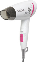 VEGA Go Style For Fast Drying, with Folding Handle for Men & Women VHDH-18 Hair Dryer(1200 W, White)