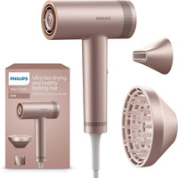 PHILIPS ThermoShield Advanced Technology | Ion Function | Brushless DC Motor Hair Dryer(1400 W, Gold)