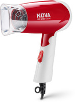NOVA NHP 8103 Hair Dryer(1300 W, White, Red)