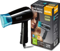 NOVA NHP 8100/05 Hair Dryer(1200 W, Black, Blue)