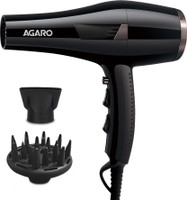 AGARO HD-1150 Professional with Concentrator, Diffuser & Cool Shot Button Hair Dryer(2000 W, Black)
