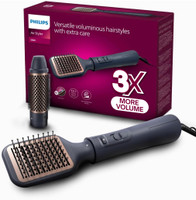 PHILIPS BHA531/10 | 2-in-1 Airstyler, 3X Volume, 50% Less Hair Breakage Hair Dryer(220 W, Black and Copper)