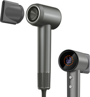 Portronics Zifro BLDC 1600W Cold & Hot Air Hair Dryer, 3 Temperature Modes, 2 Fan Speeds Hair Dryer(1600 W, Grey)