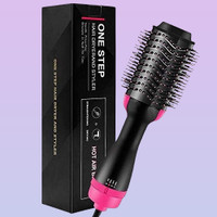 POLYGON oneestep291 Hair Dryer(1000 W, black and pink)